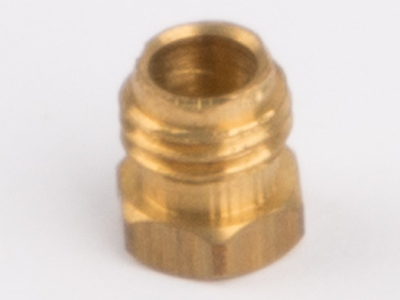 Pipe coupling nut for steam pipe fixing brass M6 x 0,75